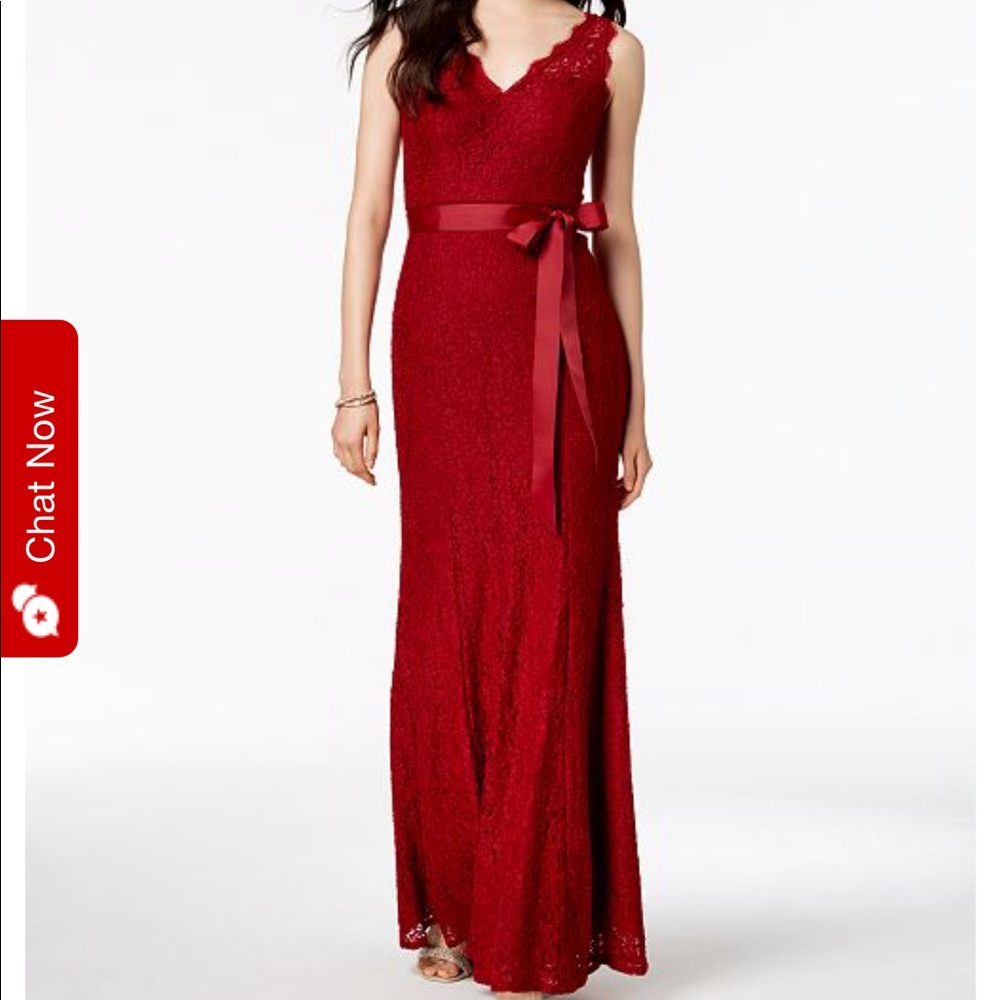 Red Adrianna appellation dress size: 16